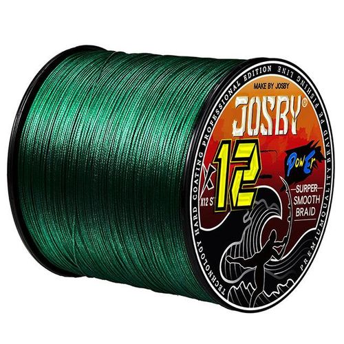Generic Josby 10000m 500m 1000m 12 Strand Pe Braided Multifilament Abrasion  Resistance Super Strong Fishing Line Saltwater Tackle
