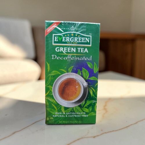 Evergreen Natural Green Tea  Decaffeinated