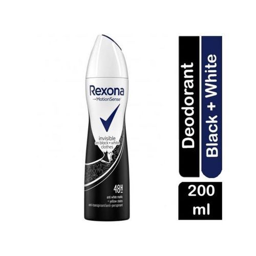 Rexona Invisible Black and White Deodorant Spray 200 ml