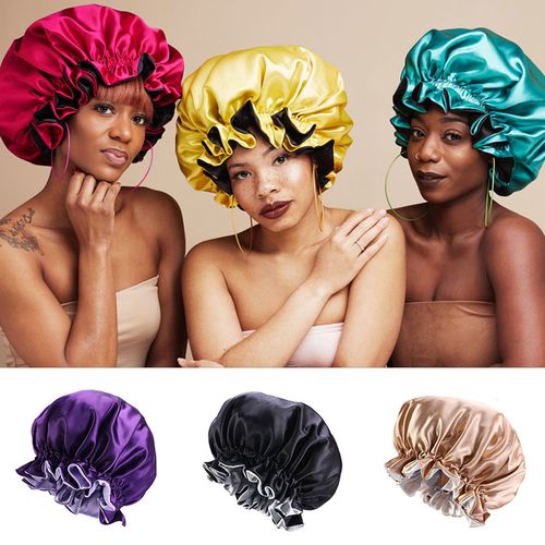 Bonnet de nuit satin (SATIN SLEEP CAP)