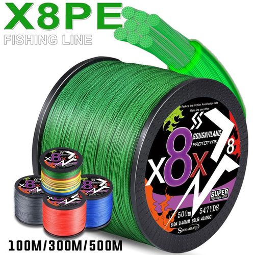 Generic Sougayilang 10000m 500m 8 Strands Braided Line 18-88lb  Multifilament Pe Braided Fishing Line Super Strong For Salt Freshwater