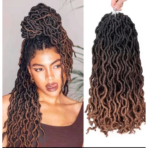 Fashion 18 Inches Crochet Hair 3 Packs Gypsy Wavy Locs