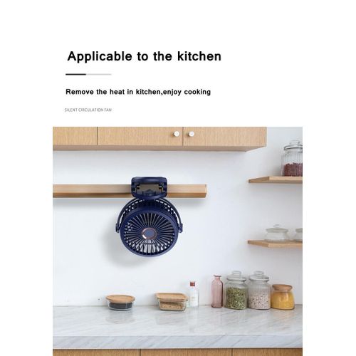 product_image_name-Generic-Rechargeable Fans Mini   Rotation 4-speed Rechargeable Table Fans-3