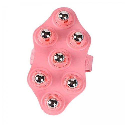 Generic 2xPalm Shaped Hand Held Massager For Foot, Hamstrings, Thighs Pink