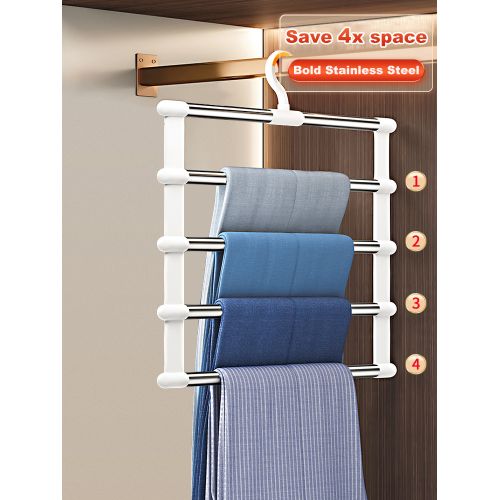 12x Zigzag Multiple Pants Hanger Space Saver, Furniture & Home Living, Home  Improvement & Organisation, Hooks & Hangers on Carousell