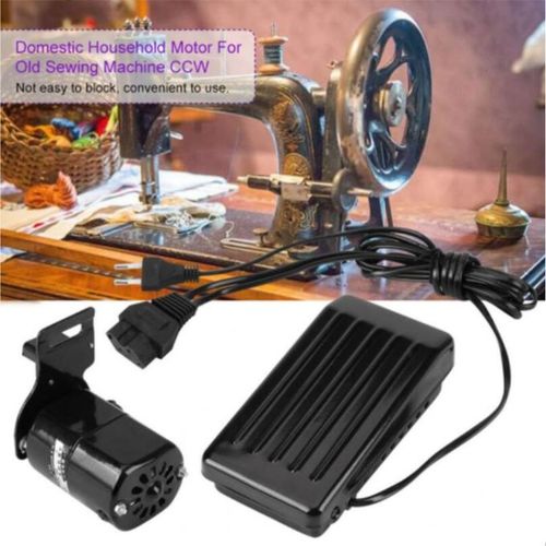 Motor Old Sewing Machine, Modification Motor, Motor Pedal Sets