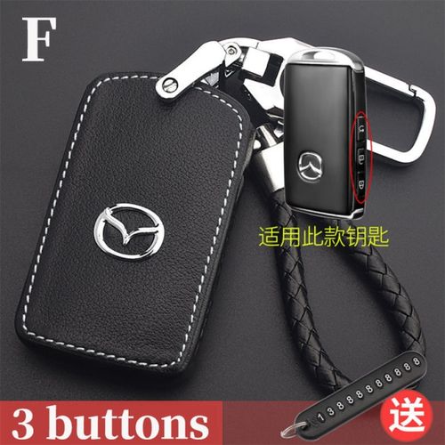 Generic New Leather Car Key Cover Key Case For Mazda Cx 5 Cx 3 Cx