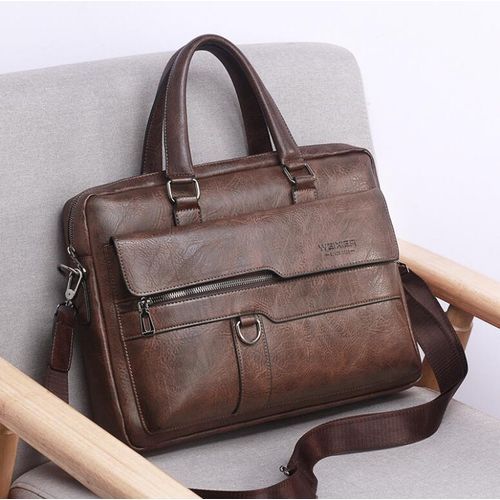 Branded leather office outlet bags for mens