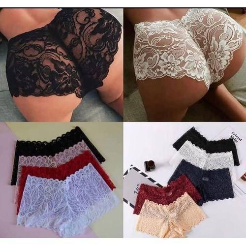 product_image_name-Fashion-Ladies Sexy Lace Panties - Set Of 6-1