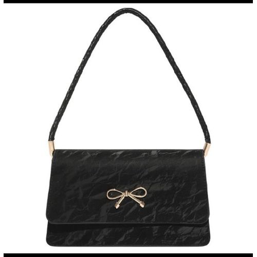 product_image_name-Fashion-Cute Ladies mini Handbag shoulder bag cross bag- Black -1