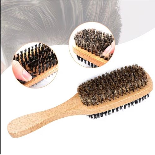 Generic Double-Sided Hair Brush – Wooden Handle for Women & Men ( Double Sided ) - image 3