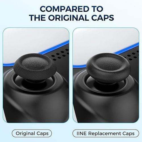Generic Joystick Replacement Caps & Thumb Grips for PS5 DualSense Controller – 3D Analog Stick Covers - 8pcs - image 4