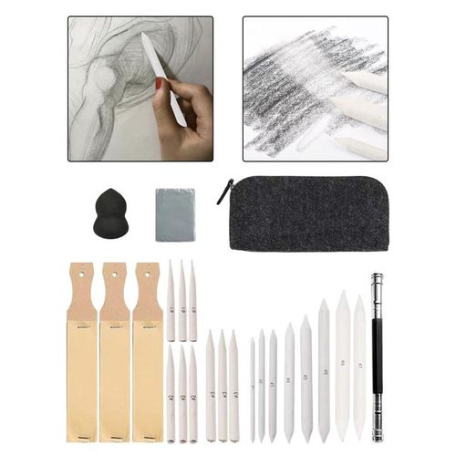 Shop Generic 8pcs Assorted Sized Blending Stumps And Tortillions For Art  Online