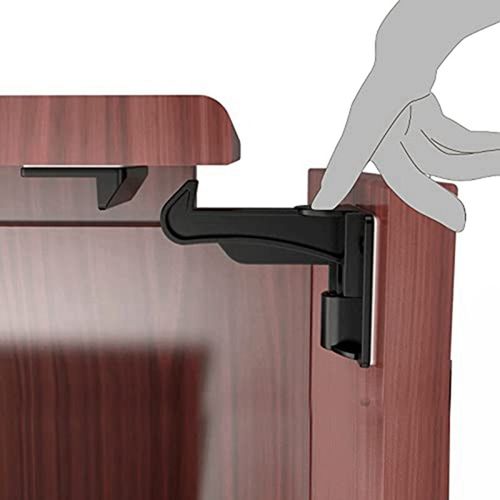 Upgraded Invisible Baby Proofing Cabinet Latch Locks (10 Pack) - No  Drilling or Tools Required for Installation, Works with Most Cabinets and  Drawers