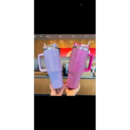 product_image_name-Generic-Trendy Stanley 40 Oz Tumbler With Handle And Straw Lid Stainless Steel 1x-1