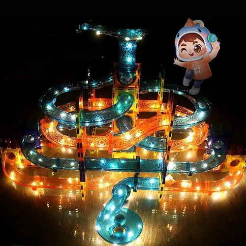 NG Glow-In-The-Dark Marble Run