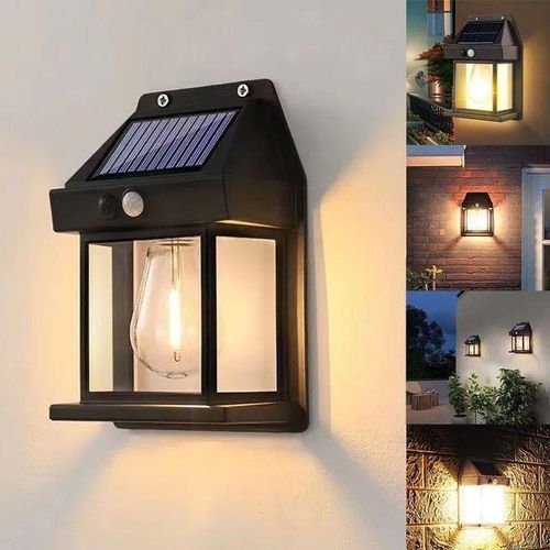 Generic Solar Motion Sensor Security Wall Light – Automatic Outdoor LED Lantern for Gate, Compound, Balcony & Garden - image 2