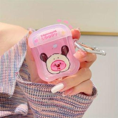 Generic Pink earphone protective case 1/2 generation 3 generation pro protective case
