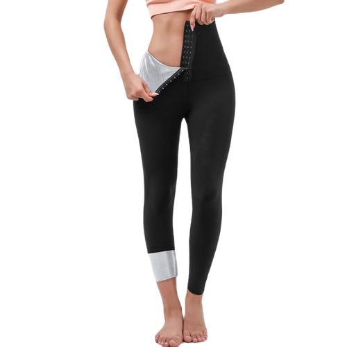 Women Sauna Sweating Pants Hot Gym Exercise Leggings High Waist