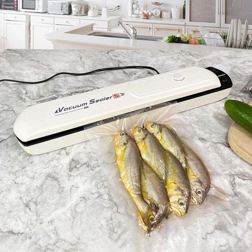 Kitchen Vacuum Food Sealer With 10pcs Food Seal Bags Automatic