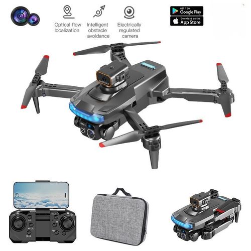 Generic Learner Beginner Professional Drone P15 High Definition Dual Camera Obstacle Avoidance Wifi Drone Brushless Motor PWith 2 Batteries