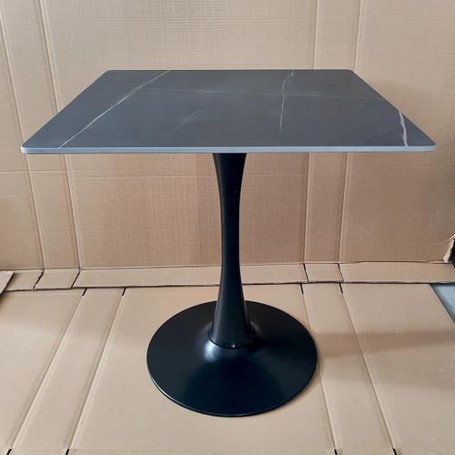 Generic By4 seaters square marble dining table