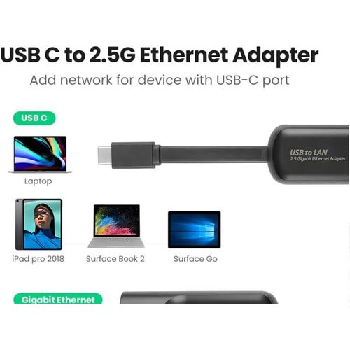 product_image_name-Generic-USB C to 2.5 Gigabit Ethernet Adapter, USB 3.0 to RJ45 LAN Wired 2.5Gb Ethernet Adapter for Windows,Linux (USB-C)-2