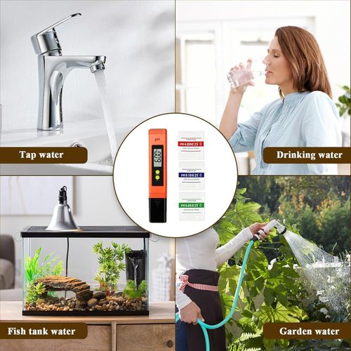 Generic Digital LCD PH Meter Pen Tester Accuracy 0.1 Aquarium Pool Water Wine Urine Automatic Calibration - image 2