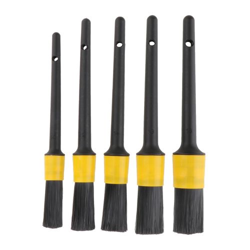 1/ 5pcs Car Brushes Car Cleaning Detailing Brush Set For Car Wheel Air  Outlet Vents Car Detail Brush Auto Car Detailing Tools