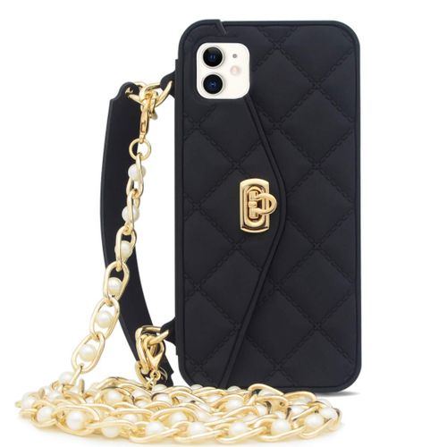 Generic Silicone crossbody phone case with strap for iPhone 11 Pro