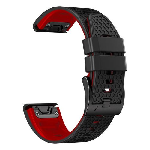 Bracelet silicone Garmin Fenix 5 22mm Red