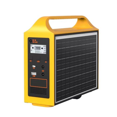 Generic 100W 220V RECHARGEABLE MINI SOLAR   COMPATIBLE WITH 13AHMPS SOCKET PORT AND AC DC - image 2