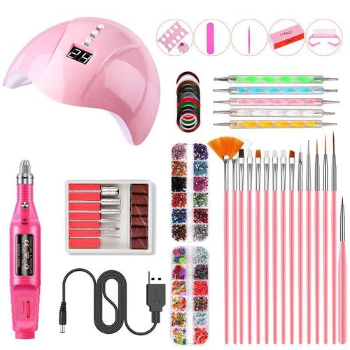 Generic Nail Tool Set Smart Nail Lamp USB Grinding Machine - image 6