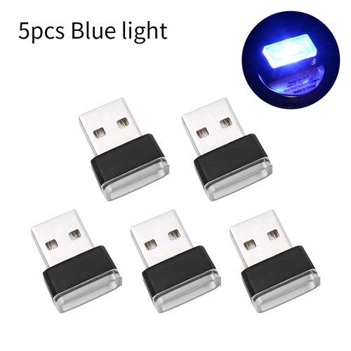 Mini USB Light LED Modeling Car Ambient Light Neon Interior Light