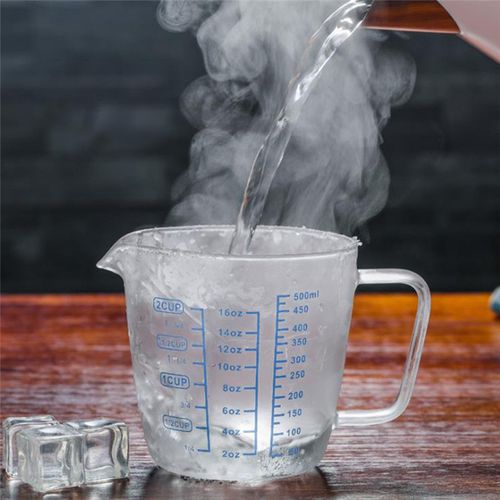 250/500ml Glass Measuring Cup Milk Jug Heat Resistant Glass Cup