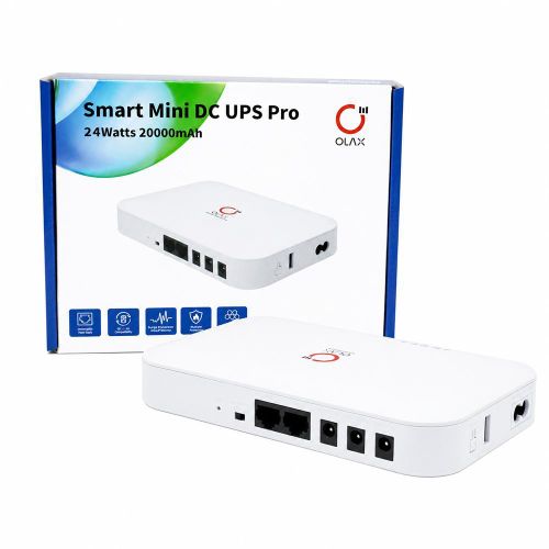 OLAX Smart Mini DC  UPS pro 24watts 20000mAh Router