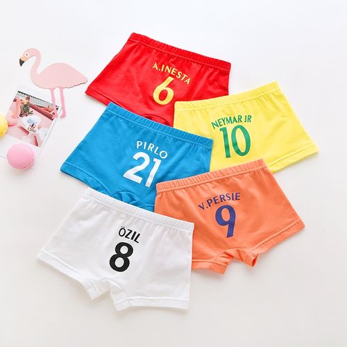 Fashion 4pcs Girls' Cotton Underwear Cute Baby Protective Panties