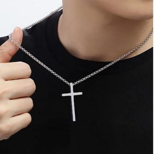 product_image_name-Fashion-Beautiful high quality stainless steel Cross necklace -2