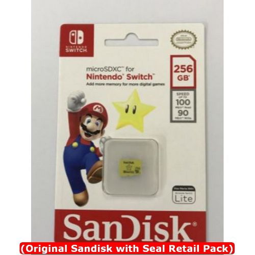 SanDisk 256GB MicroSDXC UHS-I Card For Nintendo Switch