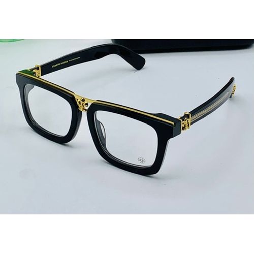 product_image_name-Fashion-Chrome Hearts Flat Vintage Eyeglasses Gold-1