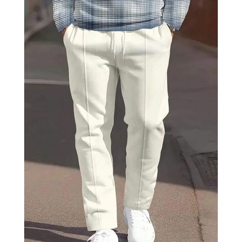 product_image_name-Fashion-Men cream joggers pants trouser -1