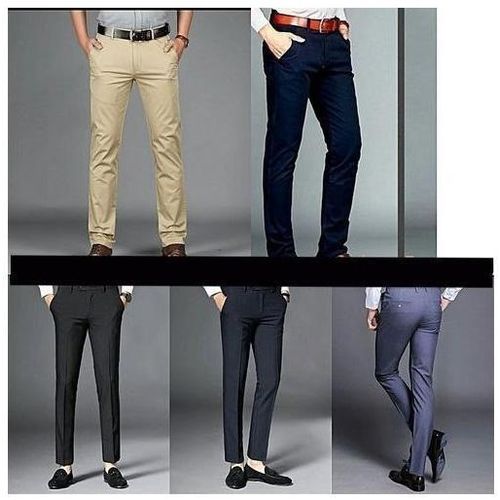 product_image_name-Fashion-5 In 1 Men's Chinos And Pant Trouser - 3pant + 2chinos-1