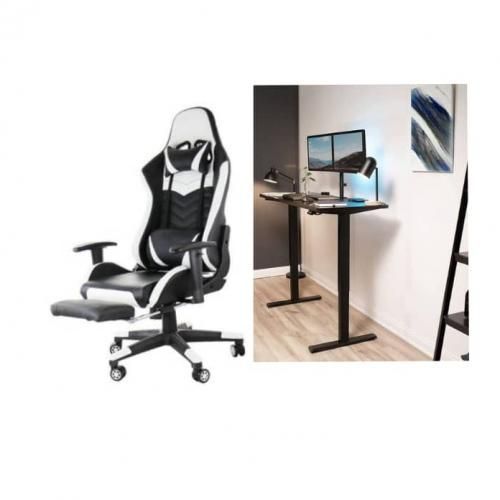 Generic Adjustable Computer Desk(1.2Mtr) & Executive Gaming Chair