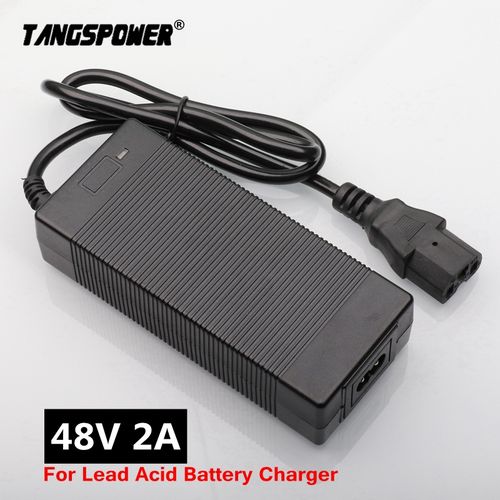 48V 2A Lead-acid Battery Charger for Electric Bike Scooters Motorcycle  57.6V Lead acid Battery Charger with PC IEC connector