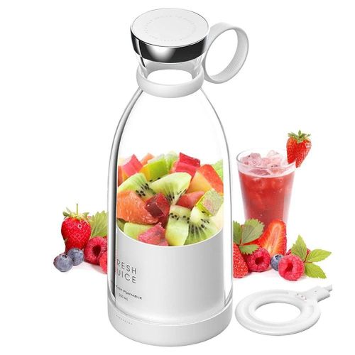 Portable Electric Juicer Cup 6 Blades Mixing Bottle Stirring Blender Mini  Fruit Mixer Extractors Food Milkshake Juice Cup Maker