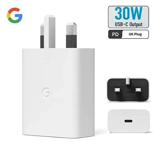 product_image_name-Google-30W USB C Fast Charger for Pixel 10/10 Pro XL/10 Pro Fold/9/9 Pro XL/8/8a/8 Pro/7/7a/6/5/4/3 XL, 30 Watt Type C Super Fast Wall Charger-1
