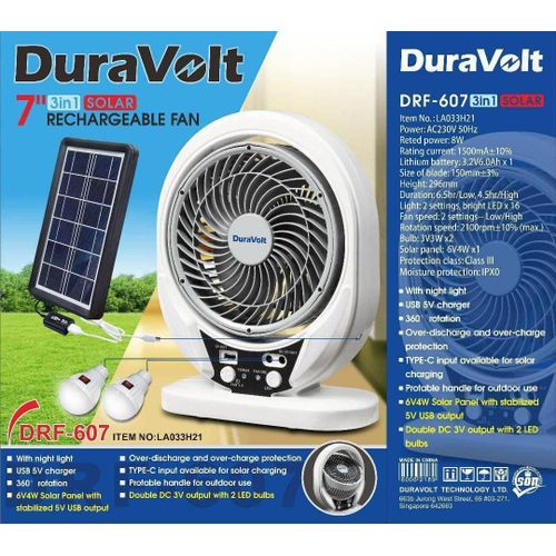 product_image_name-Duravolt- 3-in-1 Solar Rechargeable Fan-1