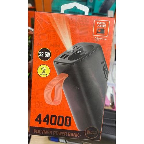 New Age 44000 MaH POWER BANK FAST CHARGE TYPE C INPUT