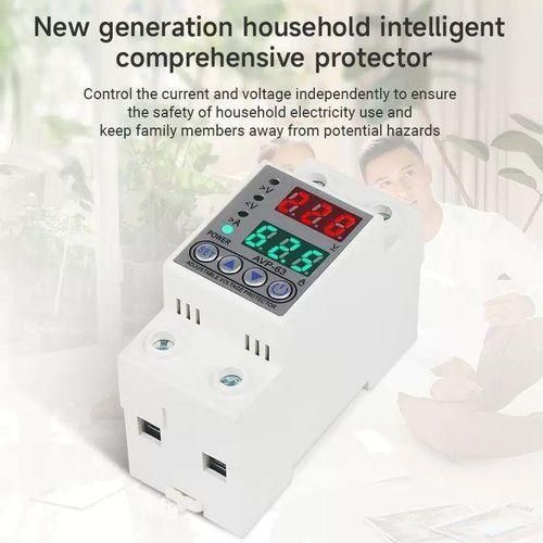 product_image_name-Generic-Adjustable Voltage Current Protector Regulator 80A Overcurrent Protector for Refrigerators, Air Conditioners, TVs, etc. Suitable for 220V Single-Phase Circuits-3