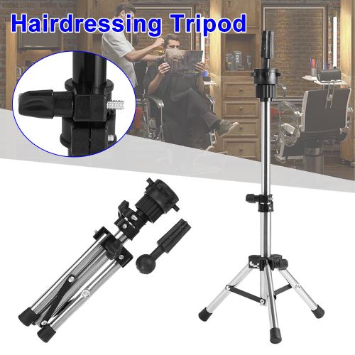 Mannequin Head Stand, Wig Stand Tripod, Adjustable Wig Head Stand